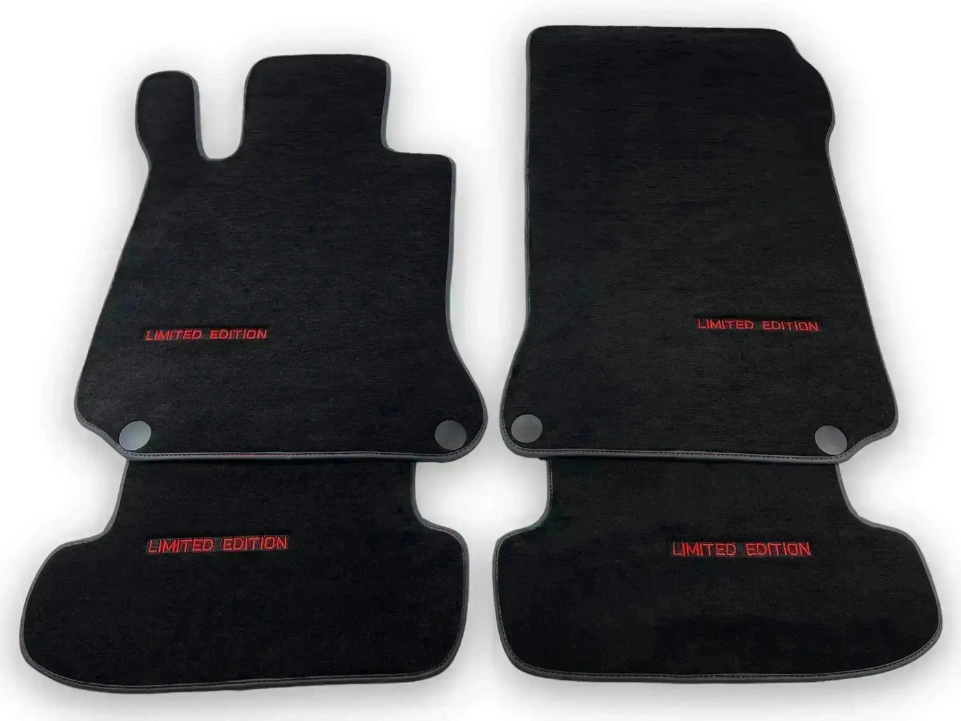 Black Floor Mats For Mercedes Benz GLS-Class X166 (2016-2019) | Limited Edition - AutoWin