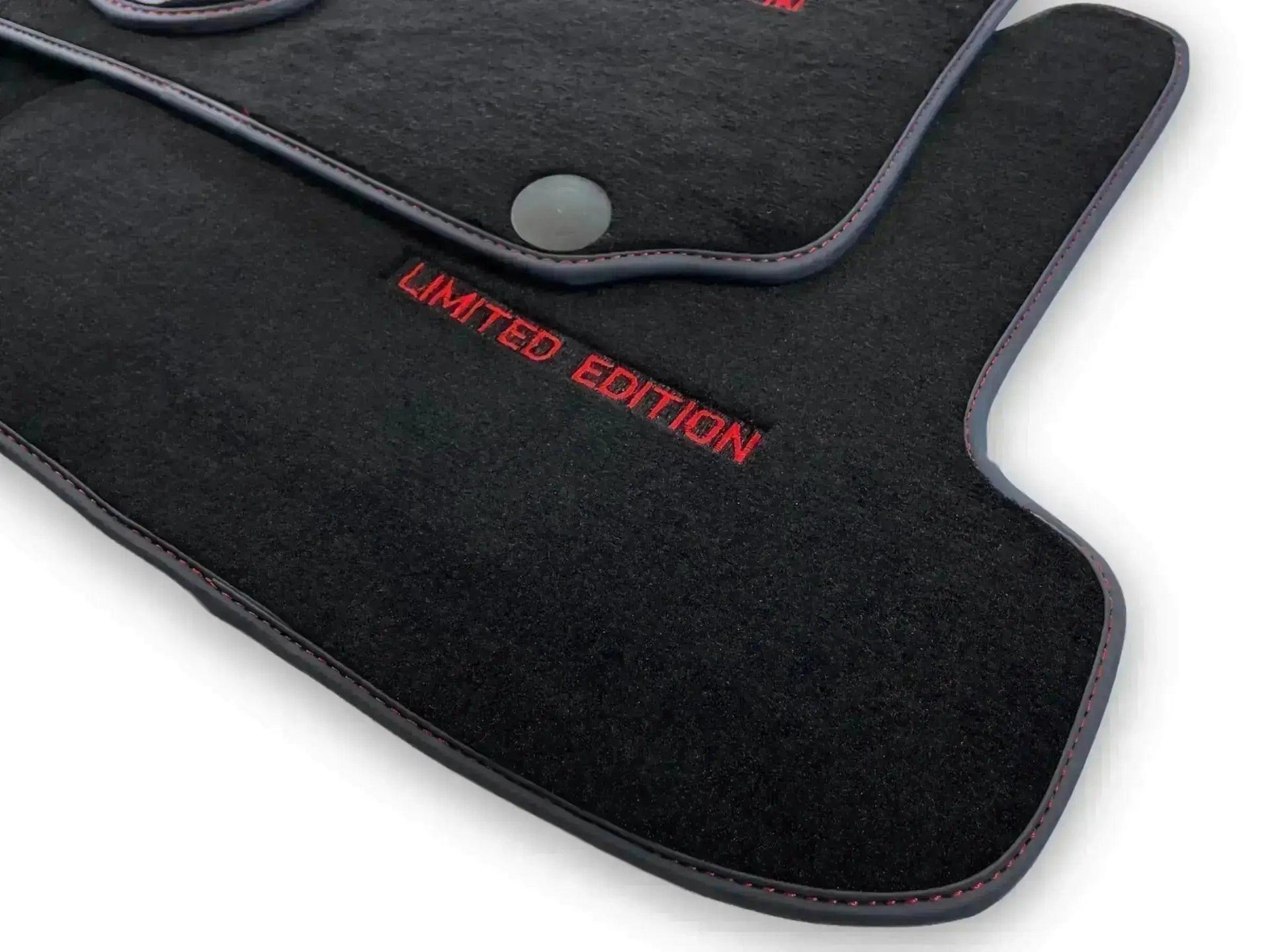 Black Floor Mats For Mercedes Benz GLS-Class X166 (2016-2019) | Limited Edition - AutoWin