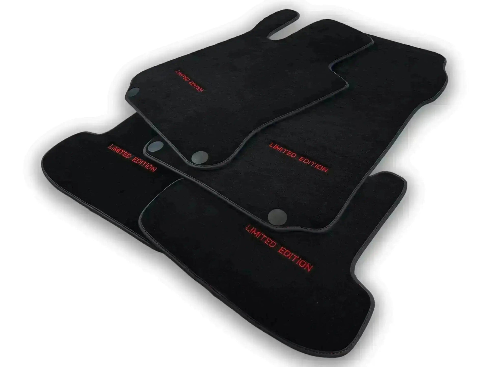 Black Floor Mats For Mercedes Benz GLS-Class X167 (2019-2023) | Limited Edition - AutoWin