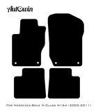 Black Floor Mats For Mercedes Benz M-Class W164 (2005-2011) | Limited Edition - AutoWin