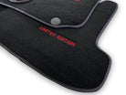 Black Floor Mats For Mercedes Benz S-Class C126 Coupe (1981-1991) | Limited Edition - AutoWin