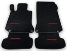 Black Floor Mats For Mercedes Benz S-Class C126 Coupe (1981-1991) | Limited Edition - AutoWin