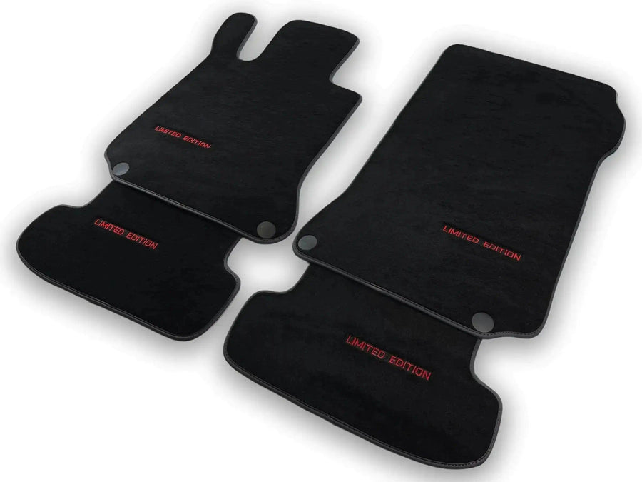 Black Floor Mats For Mercedes Benz S-Class C217 Coupe (2014-2023) | Limited Edition - AutoWin