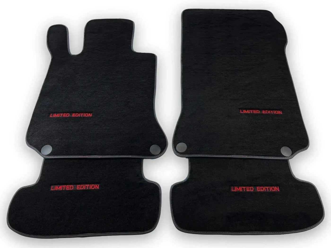 Black Floor Mats For Mercedes Benz S-Class W220 (1998-2005) Long Wheelbase | Limited Edition - AutoWin