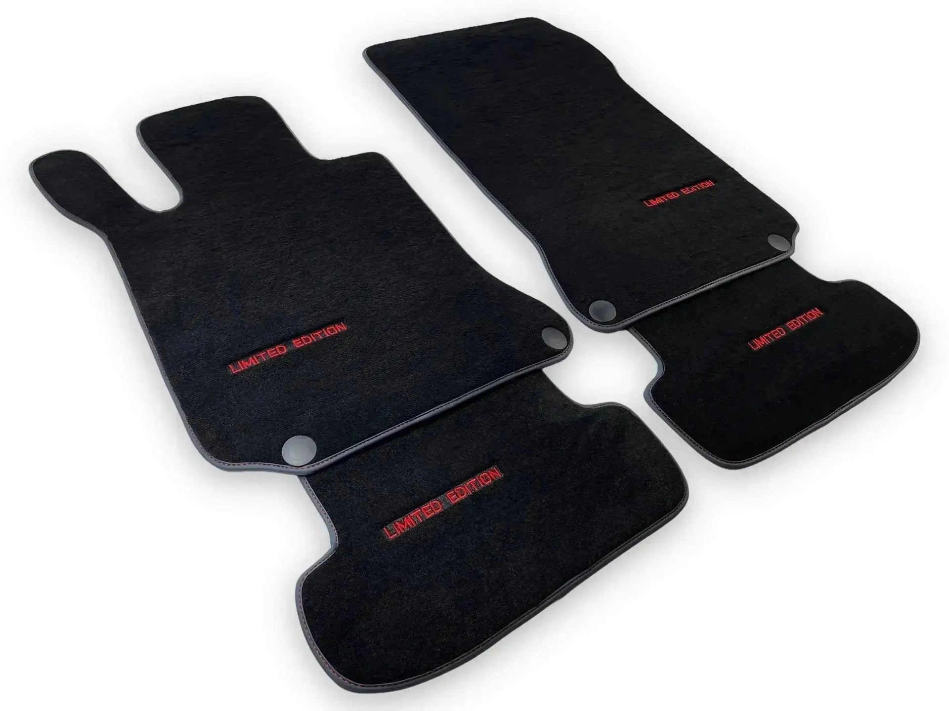 Black Floor Mats For Mercedes Benz S-Class X222 Maybach (2015-2021) | Limited Edition - AutoWin