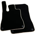 Black Floor Mats For Mercedes-Benz SL-Class R129 (1989-2001) Beige Trim - AutoWin