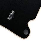Black Floor Mats For Mercedes-Benz SL-Class R230 (2001-2012) Beige Trim | ER56 Design - AutoWin