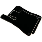 Black Floor Mats For Mercedes-Benz SLK-Class R170 (1996-1998) Beige Trim - AutoWin