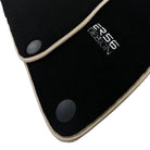 Black Floor Mats For Mercedes-Benz SLK-Class R170 (1996-1998) ER56 Design - AutoWin