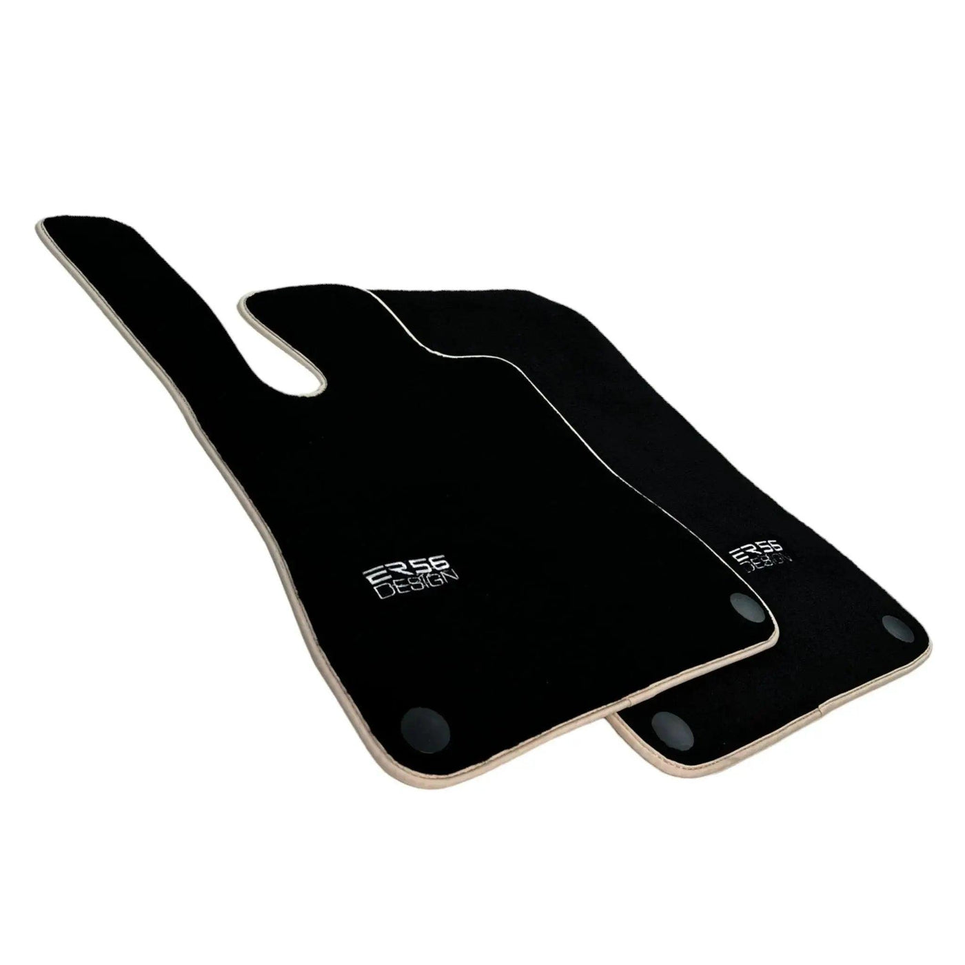 Black Floor Mats For Mercedes-Benz SLK-Class R170 (1996-1998) ER56 Design - AutoWin