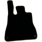 Black Floor Mats For Mercedes-Benz SLK-Class R172 (2011-2023) Beige Trim - AutoWin