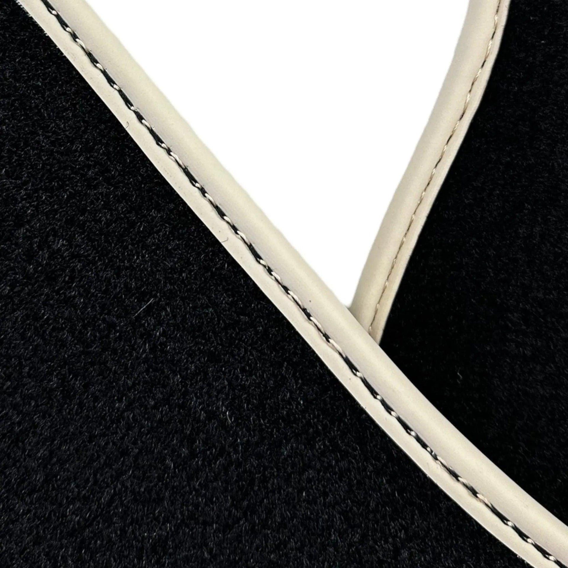 Black Floor Mats For Mercedes-Benz SLK-Class R172 (2011-2023) ER56 Design - AutoWin