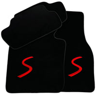 Black Floor Mats for Mini Cabrio R52 Convertible (2004-2009) - AutoWin
