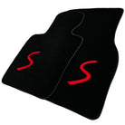 Black Floor Mats for Mini Cabrio R57 Convertible (2009-2016) - AutoWin