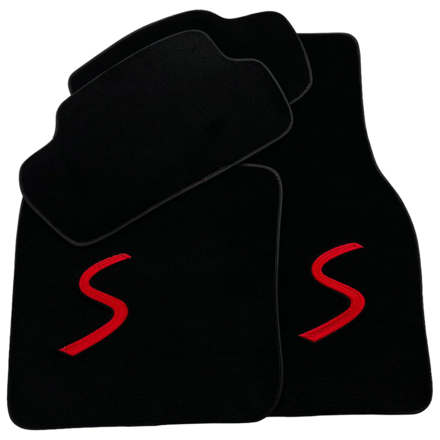 Black Floor Mats for Mini Clubman F54 (2019-2023) - AutoWin