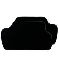 Black Floor Mats for Mini Cooper F56 (2013-2022) with Leather - AutoWin