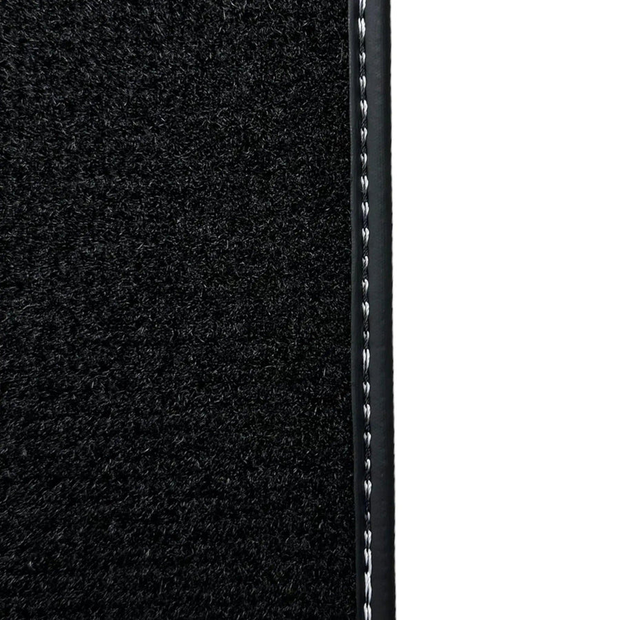 Black Floor Mats for Mini Cooper F56 (2013-2022) with Leather - AutoWin