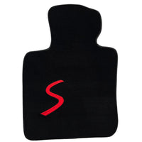 Black Floor Mats for Mini Cooper / One F55 5-doors (2015-2023) - AutoWin