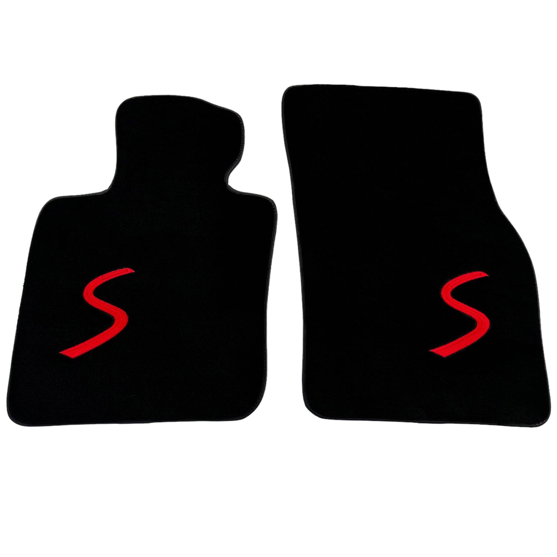 Black Floor Mats for Mini Cooper / One F55 5-doors (2015-2023) - AutoWin