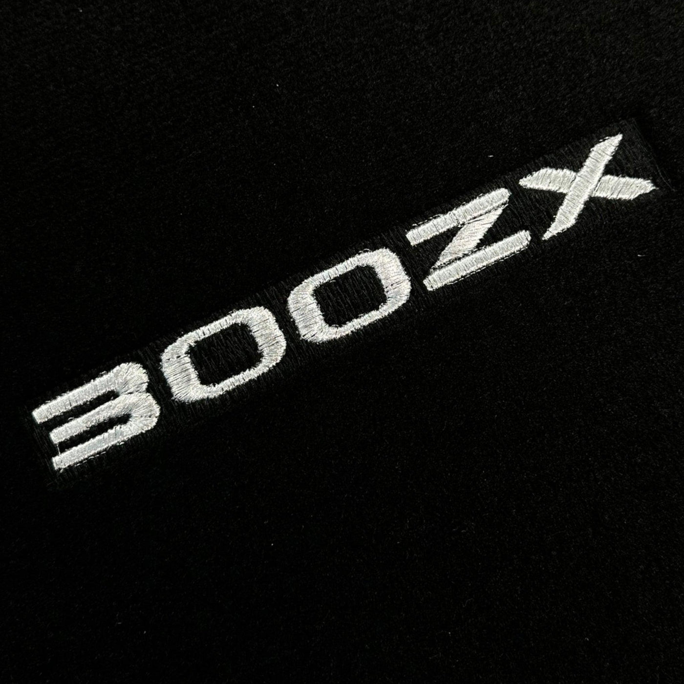 Black Floor Mats For Nissan 300ZX (1990-2000) Red Trim - AutoWin