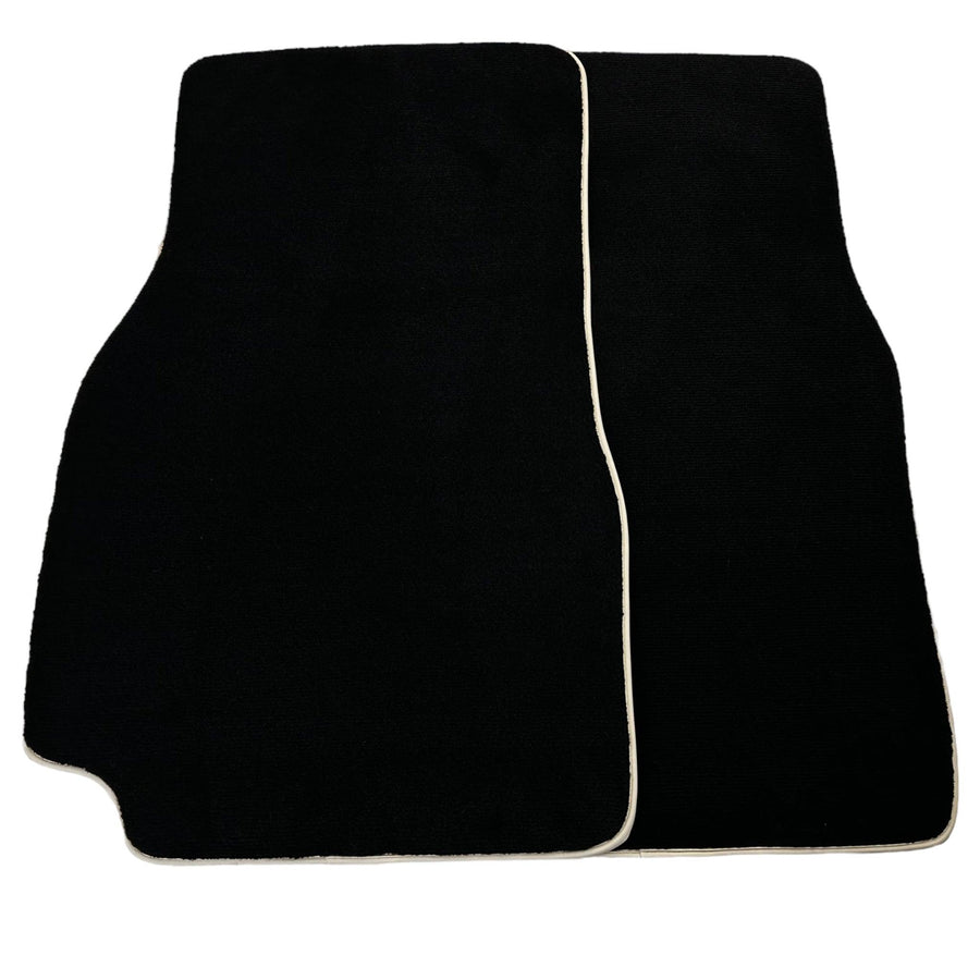 Black Floor Mats for Nissan Patrol (1988-1998) | Beige Trim - AutoWin