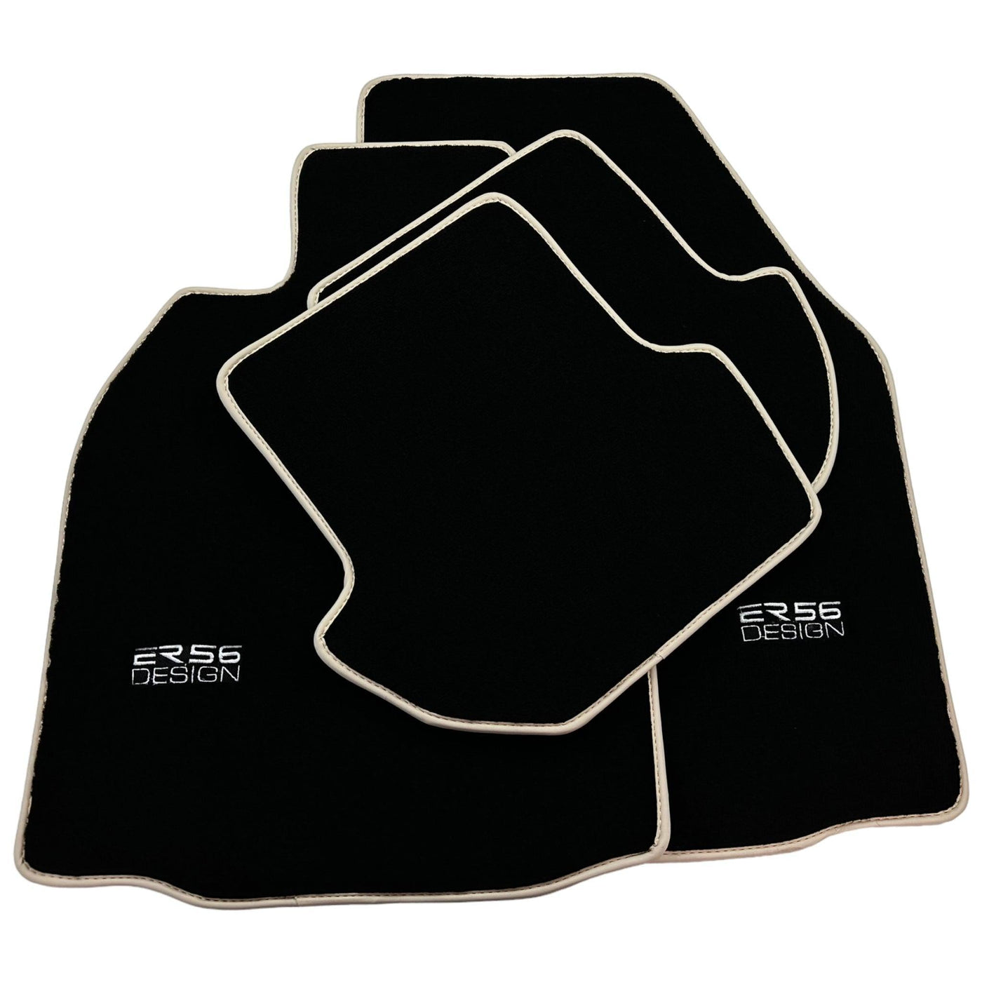 Black Floor Mats for Porsche 911 - 997 (2005-2011) ER56 Design - AutoWin