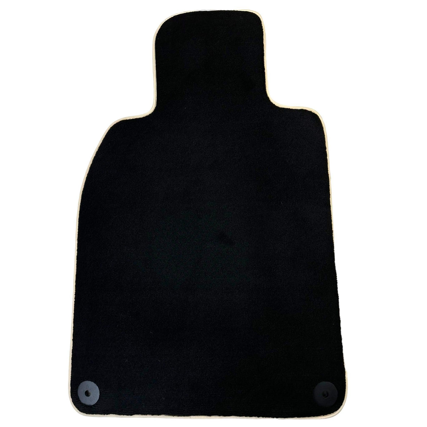Black Floor Mats for Porsche Cayenne (2018-2023) | Beige Trim - AutoWin