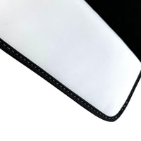 Black Floor Mats For Rolls Royce Black Badge Cullinan White Leather - AutoWin