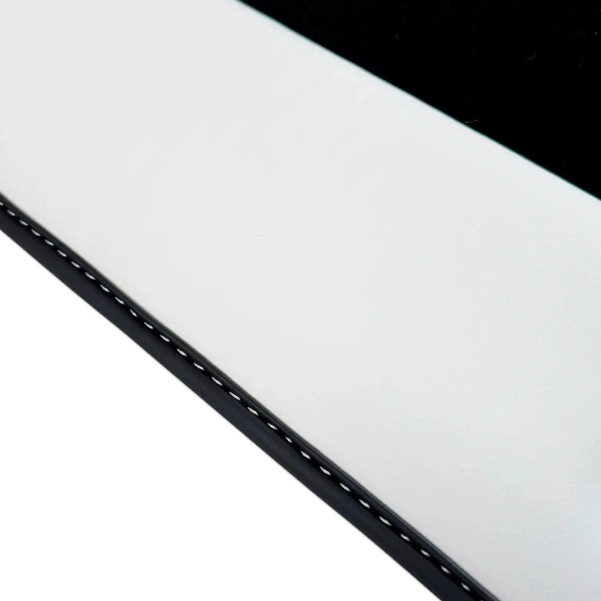 Black Floor Mats for Rolls Royce Phantom Drophead Coupe (2007-2016) with White Leather