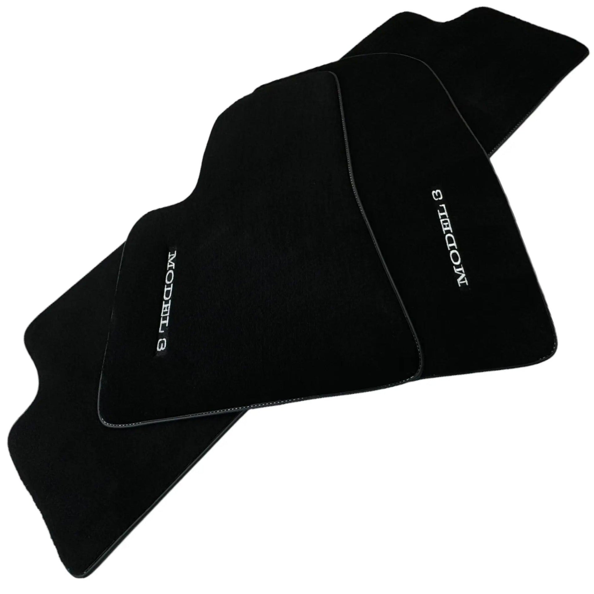 Black Floor Mats for Tesla Model 3 (2017-2023) - AutoWin