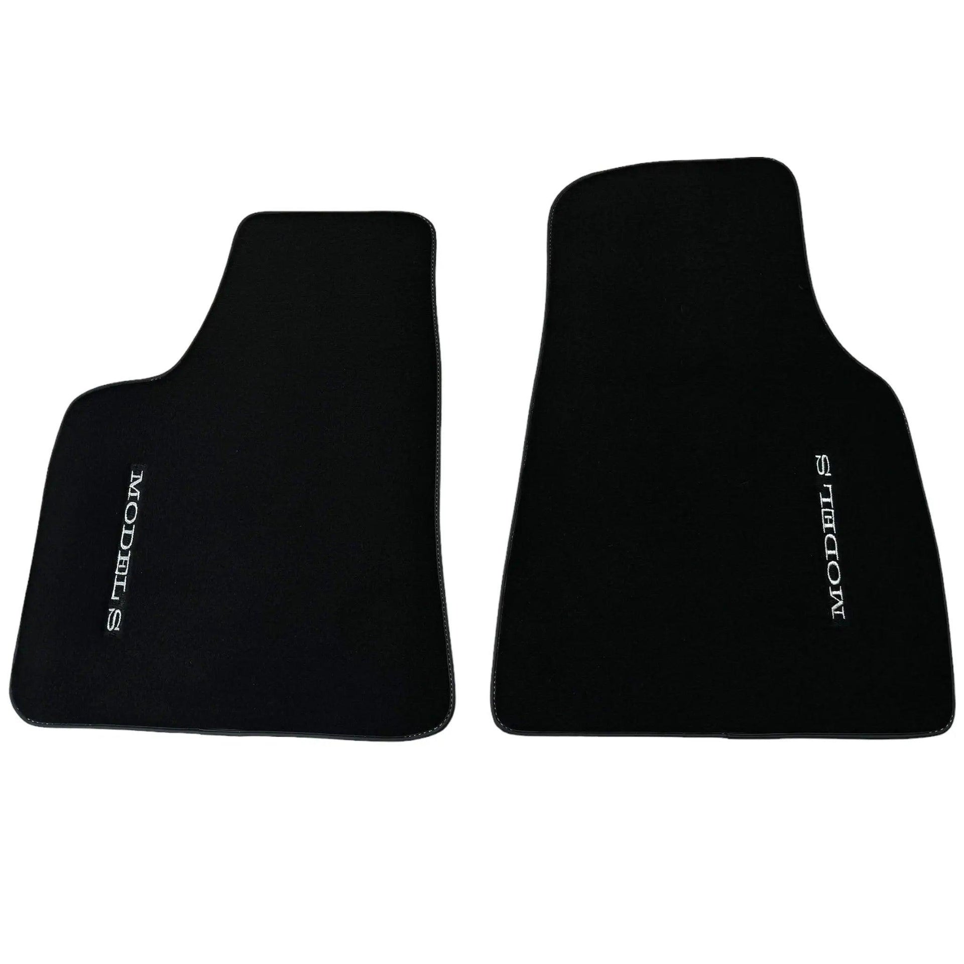 Black Floor Mats For Tesla Model S (2012-2023) - AutoWin