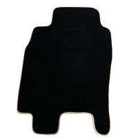 Black Floor Mats for Toyota Camry (2017-2023) Beige Trim - AutoWin