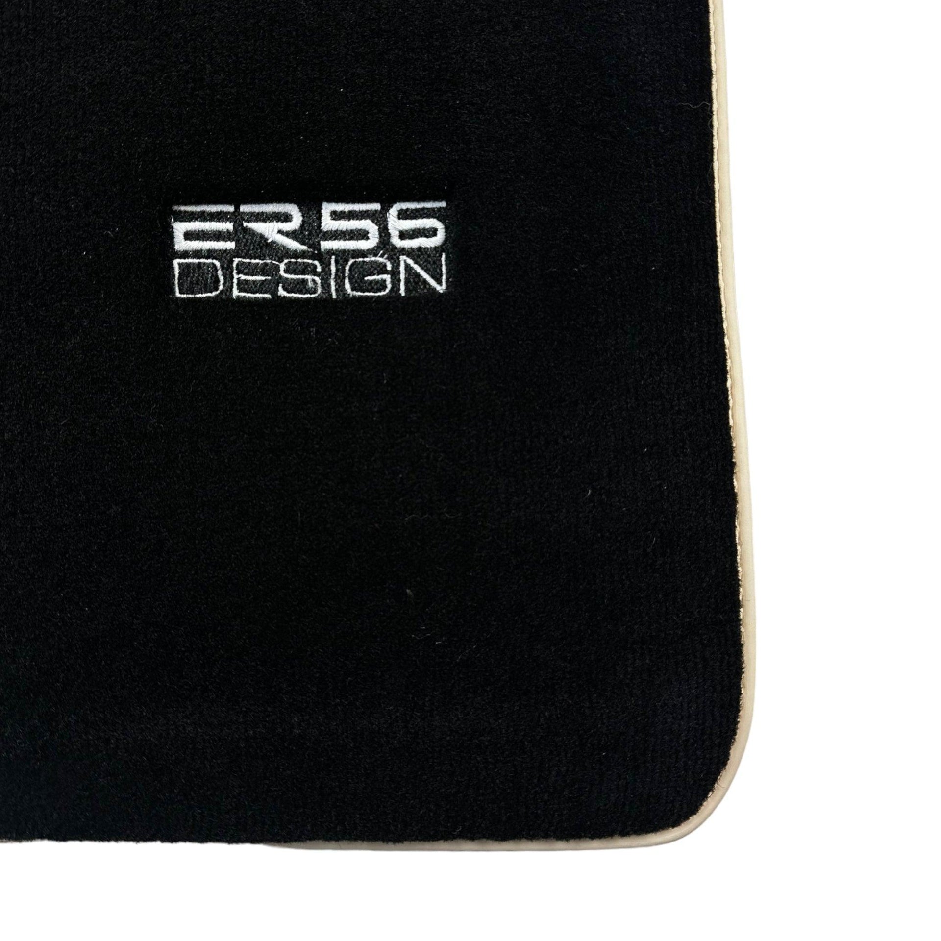 Black Floor Mats For Toyota Corolla E15 (2007-2014) ER56 Design - AutoWin