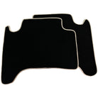 Black Floor Mats For Toyota Land Cruiser 120 (2002-2009) Beige Trim | ER56 Design - AutoWin