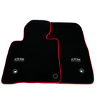 Black Floor Mats For Toyota Land Cruiser 150 (2009-2022) Red Trim | ER56 Design - AutoWin