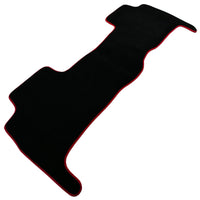 Black Floor Mats For Toyota Land Cruiser 150 (2009-2022) Red Trim | ER56 Design - AutoWin