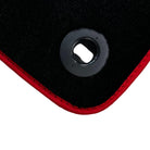 Black Floor Mats For Toyota Land Cruiser 150 (2009-2022) Red Trim | ER56 Design - AutoWin