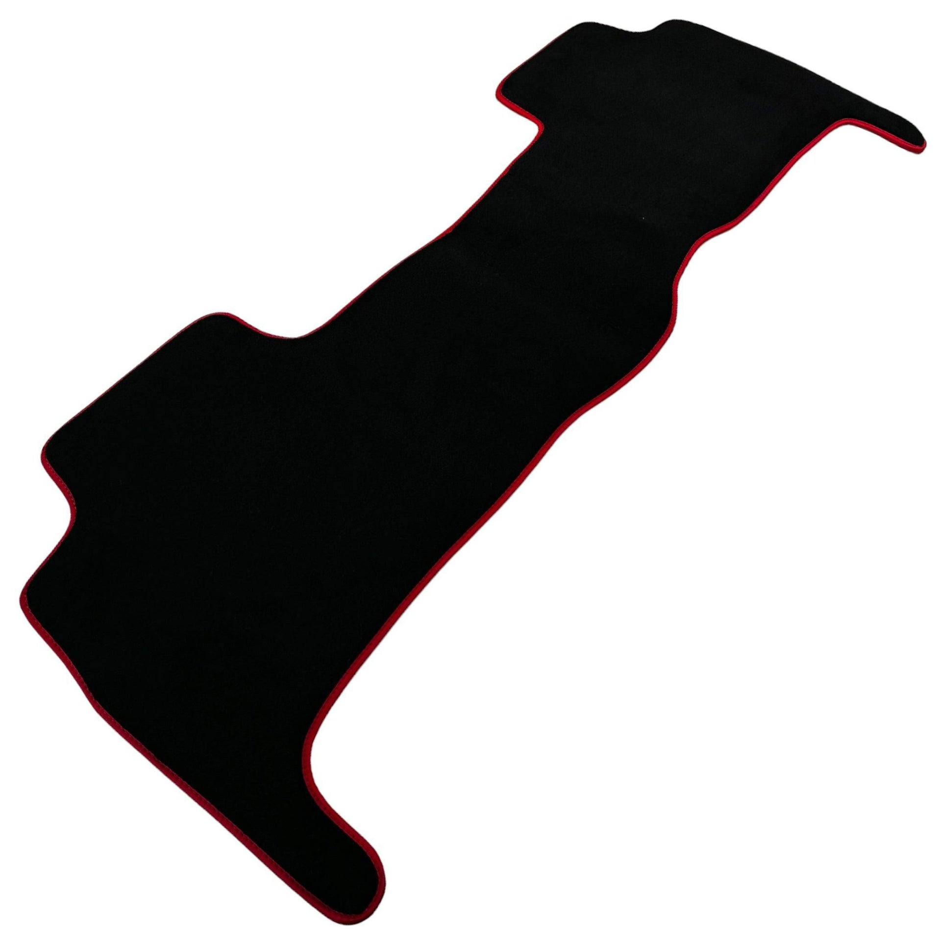 Black Floor Mats For Toyota Land Cruiser 200 (2008-2012) Red Trim | ER56 Design - AutoWin