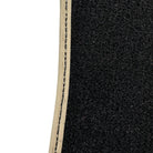 Black Floor Mats For Toyota Land Cruiser 90 (1997-2003) Beige Trim | ER56 Design - AutoWin