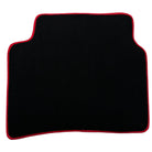 Black Floor Mats for Toyota Prius (2016-2021) ER56 Design with Red Trim - AutoWin