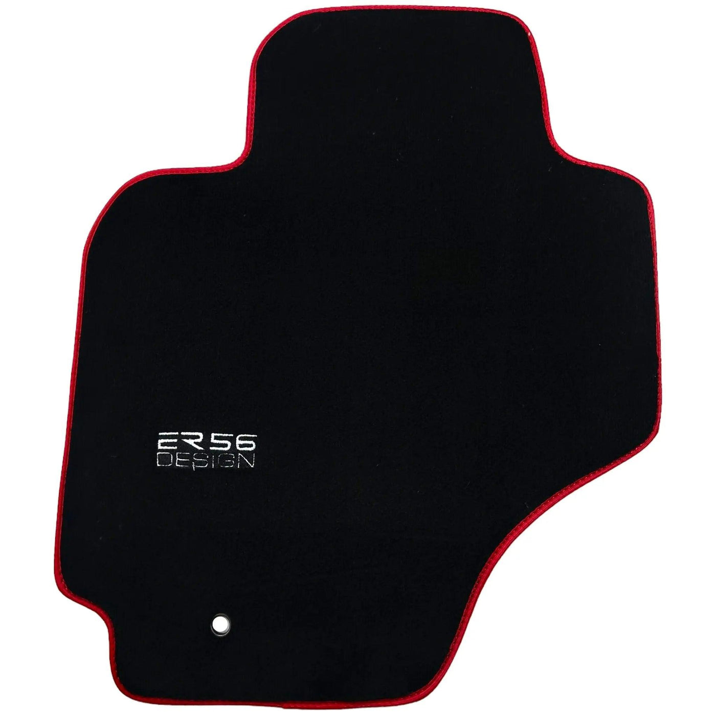 Black Floor Mats For Toyota RAV4 (2000-2003) ER56 Design with Red Trim - AutoWin