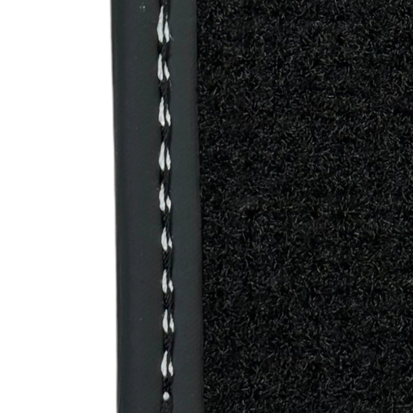 Black Floor Mats with Leather for Lamborghini Huracan (2014-2023) - Fighter Jet Edition - AutoWin