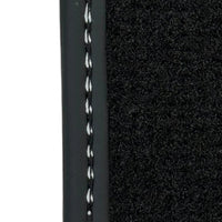 Black Floor Mats with Leather for Lamborghini Huracan (2014-2023) - Fighter Jet Edition - AutoWin