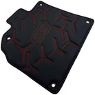 Black Leather Floor Mats for Lamborghini Aventador SVJ 63 Edition - AutoWin
