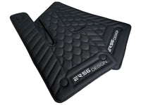 Black Leather Floor Mats For Mercedes-Benz G Class W463 (2008-2018) ER56 Design - AutoWin