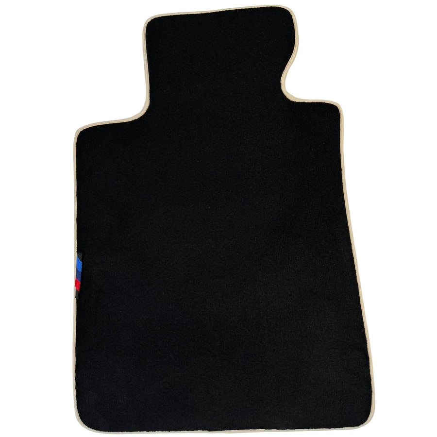 Black Mats For BMW M5 G90 (2023-2026) Sedan | Beige Trim - AutoWin