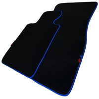 Black Mats For BMW U06 (2022-2026) | Blue Trim - AutoWin