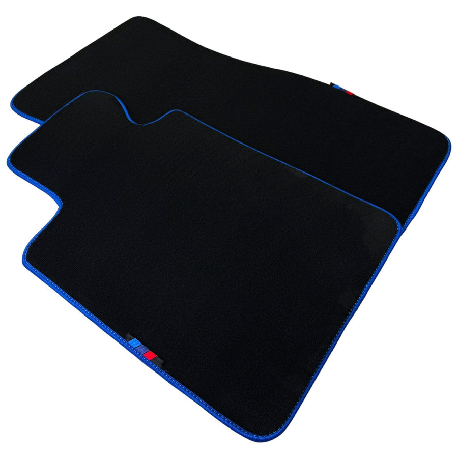 Black Mats For BMW U06 (2022-2026) | Blue Trim - AutoWin