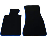 Black Mats For BMW 1 Series F70 | Blue Trim - AutoWin