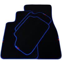 Black Mats For BMW U06 (2022-2026) | Blue Trim - AutoWin